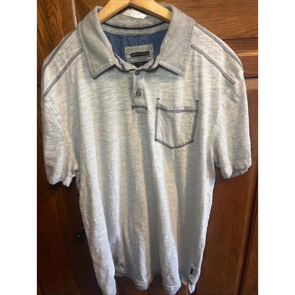 Zimego Grey Xl Shirt Original Collection Shirt W/‎ Pocket, Extra Large ,  Gray